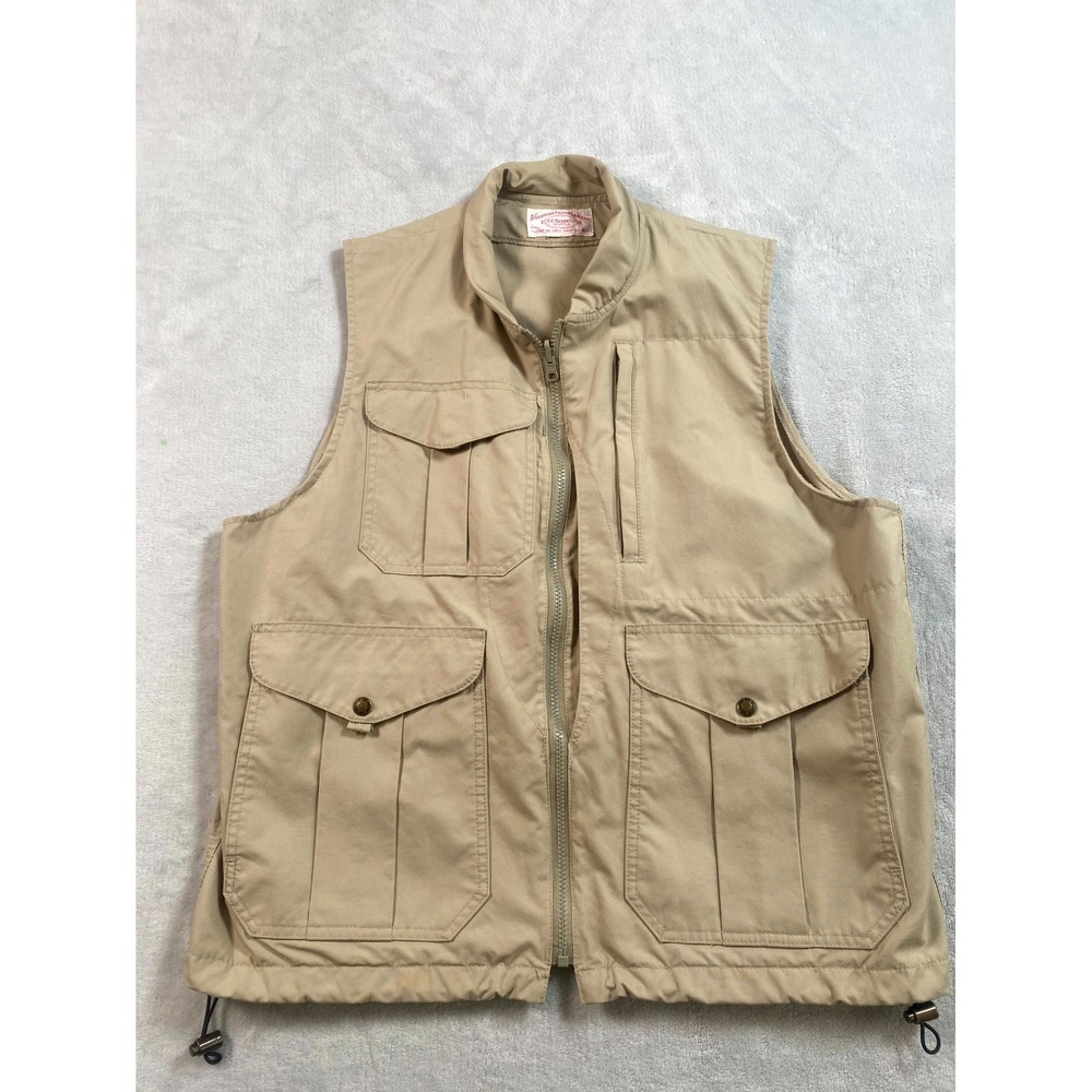 Vintage C.C. Filson‎ Co Seattle 20 Pocket Travel Vest Mens  M/L?